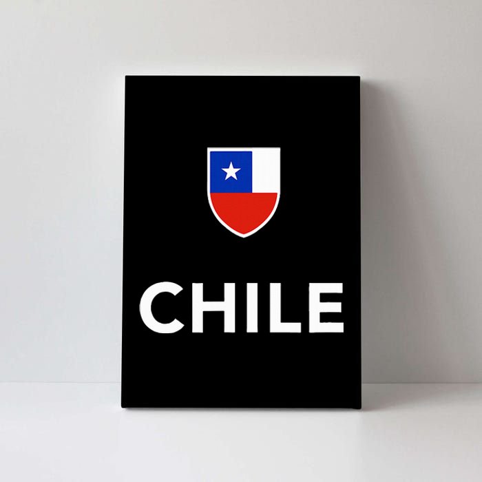 Chile Soccer Football Canvas