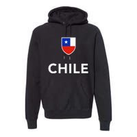 Chile Soccer Football Premium Hoodie