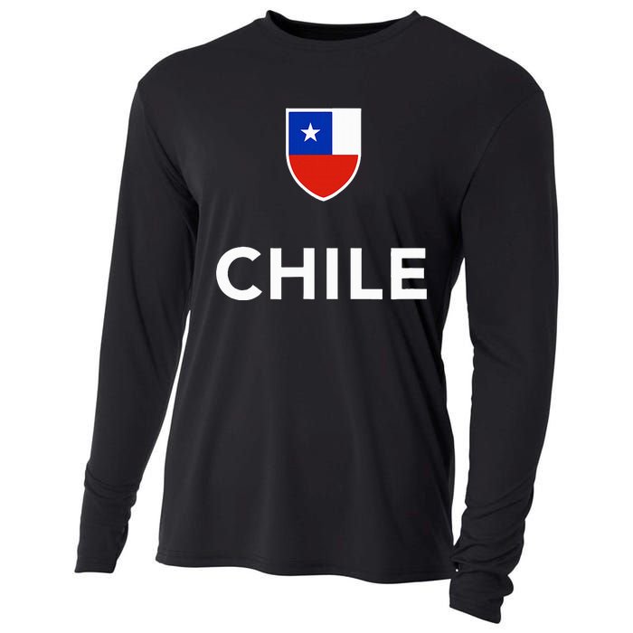 Chile Soccer Football Cooling Performance Long Sleeve Crew