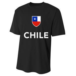 Chile Soccer Football Performance Sprint T-Shirt