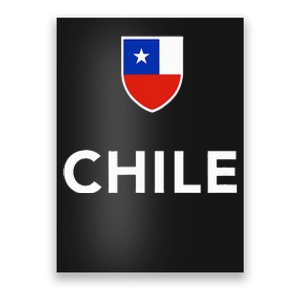 Chile Soccer Football Poster