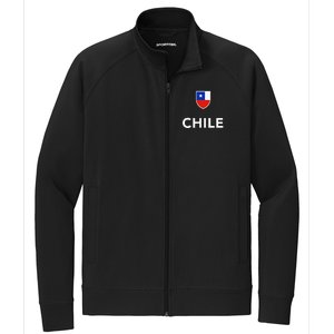 Chile Soccer Football Stretch Full-Zip Cadet Jacket