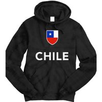 Chile Soccer Football Tie Dye Hoodie