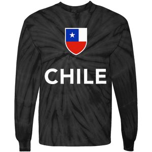 Chile Soccer Football Tie-Dye Long Sleeve Shirt