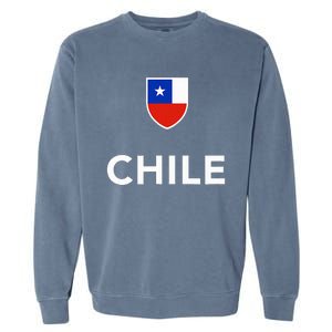 Chile Soccer Football Garment-Dyed Sweatshirt