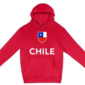 Chile Soccer Football Premium Pullover Hoodie