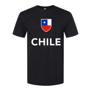 Chile Soccer Football Softstyle CVC T-Shirt