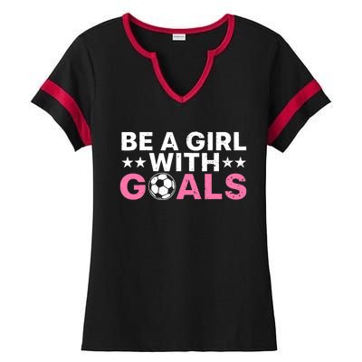 Cool Soccer For Wo Girl Football Soccer Lovers Sayings Ladies Halftime Notch Neck Tee