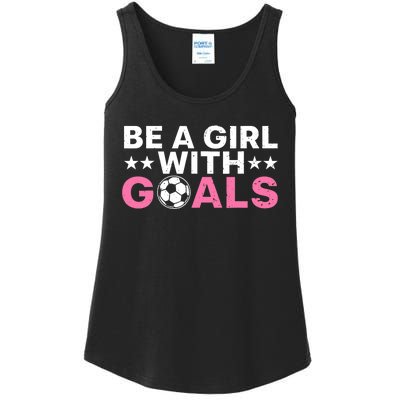 Cool Soccer For Wo Girl Football Soccer Lovers Sayings Ladies Essential Tank