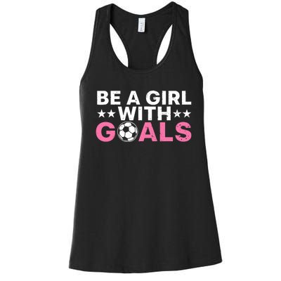 Cool Soccer For Wo Girl Football Soccer Lovers Sayings Women's Racerback Tank