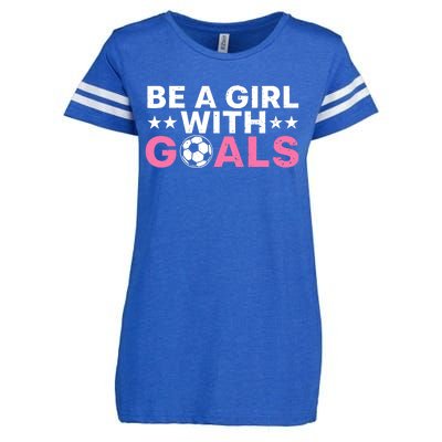 Cool Soccer For Wo Girl Football Soccer Lovers Sayings Enza Ladies Jersey Football T-Shirt