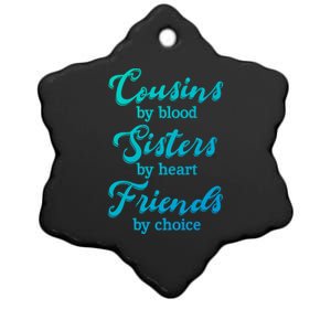 Cousins Sisters Friends Relatives Family Niece Aunt Uncle Cute Gift Ceramic Star Ornament