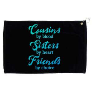 Cousins Sisters Friends Relatives Family Niece Aunt Uncle Cute Gift Grommeted Golf Towel