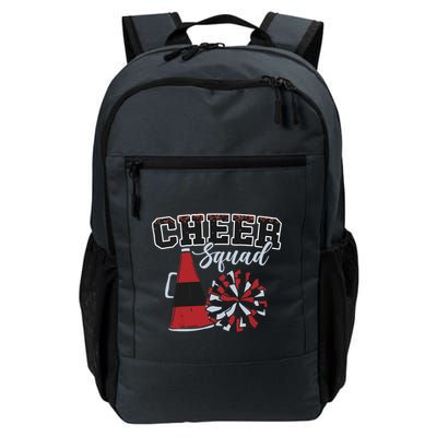 Cheer Squad Funny Cheerleader Cheerleading Red Women Girl Backpack