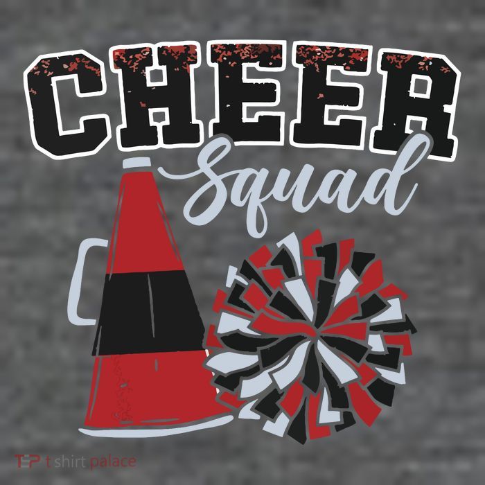 Cheer Squad Funny Cheerleader Cheerleading Red Women Girl Premium T-Shirt