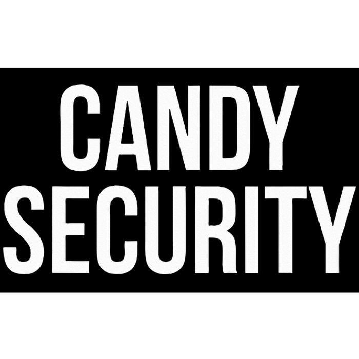 Candy Security Funny Halloween Costume For Parents Bumper Sticker