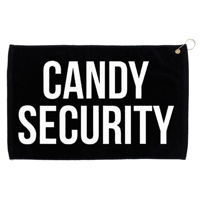 Candy Security Funny Halloween Costume For Parents Grommeted Golf Towel