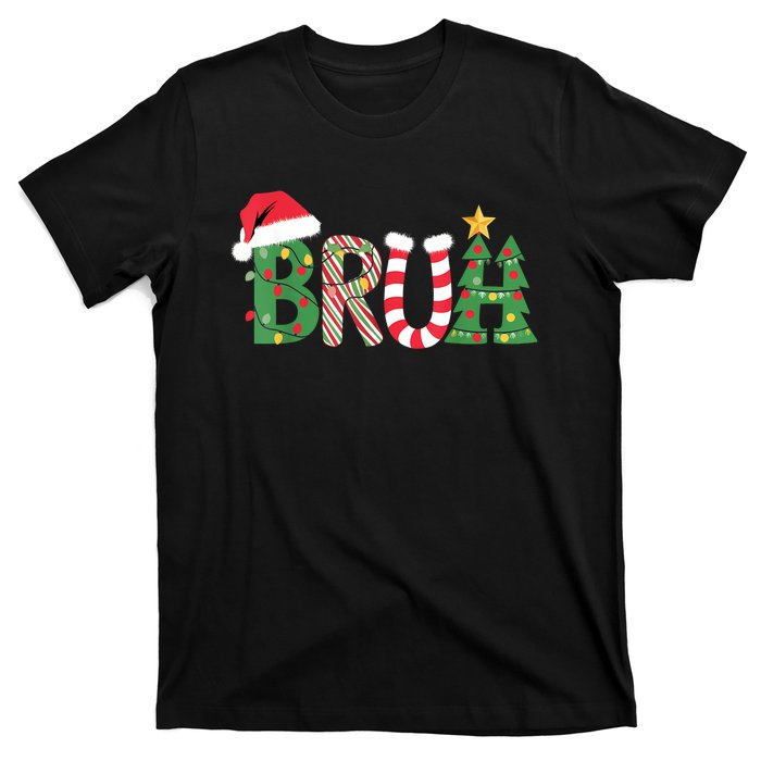 Christmas Shirts For Bruh Funny Christmas Women T-Shirt