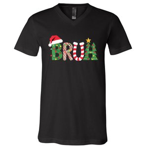 Christmas Shirts For Bruh Funny Christmas Women V-Neck T-Shirt