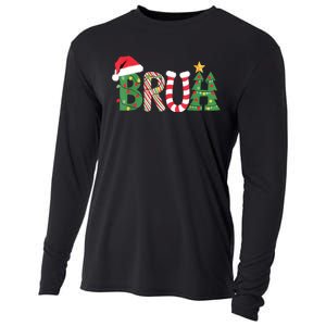 Christmas Shirts For Bruh Funny Christmas Women Cooling Performance Long Sleeve Crew