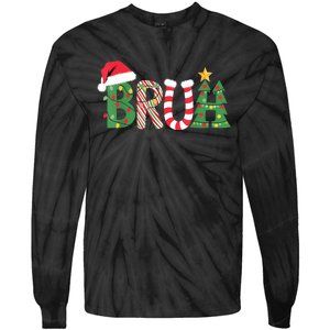 Christmas Shirts For Bruh Funny Christmas Women Tie-Dye Long Sleeve Shirt