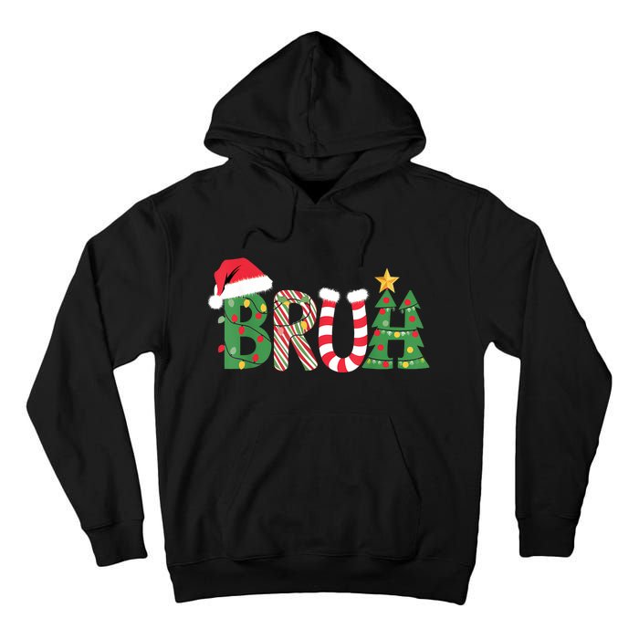 Christmas Shirts For Bruh Funny Christmas Women Tall Hoodie