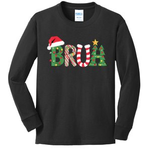 Christmas Shirts For Bruh Funny Christmas Women Kids Long Sleeve Shirt