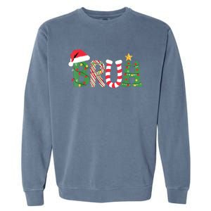 Christmas Shirts For Bruh Funny Christmas Women Garment-Dyed Sweatshirt