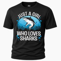 Cool Shark For Women Kids Shark Whale Shark Lover Cooling Performance Crew T-Shirt