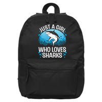 Cool Shark For Women Kids Shark Whale Shark Lover 16 in Basic Backpack