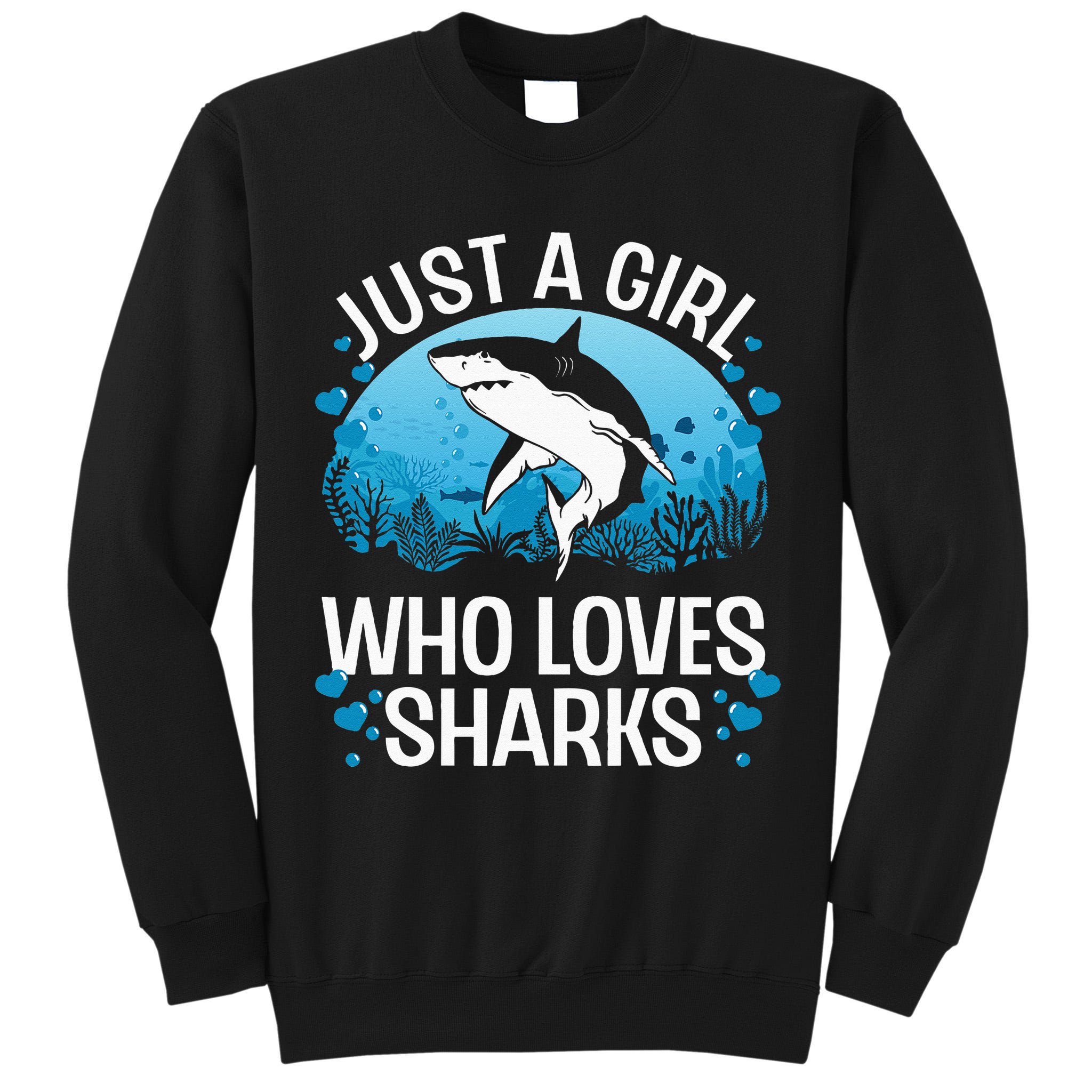 Cool Shark For Women Kids Shark Whale Shark Lover Tall Sweatshirt
