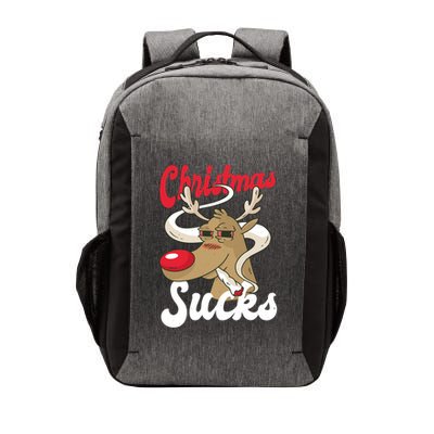 Christmas Sucks Funny Stoner Weedhead Pothead Xmas Design Gift Vector Backpack
