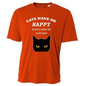 Cat Shirts For Men/Women Funny Cat Shirts For Cat Dad/Mom Cooling Performance Crew T-Shirt