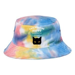 Cat Shirts For Men/Women Funny Cat Shirts For Cat Dad/Mom Tie Dye Newport Bucket Hat