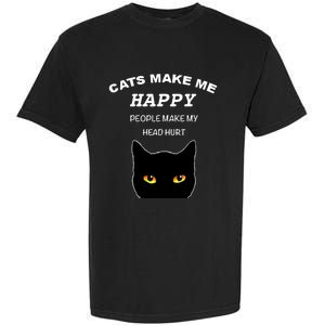 Cat Shirts For Men/Women Funny Cat Shirts For Cat Dad/Mom Garment-Dyed Heavyweight T-Shirt