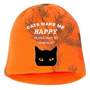 Cat Shirts For Men/Women Funny Cat Shirts For Cat Dad/Mom Kati - Camo Knit Beanie