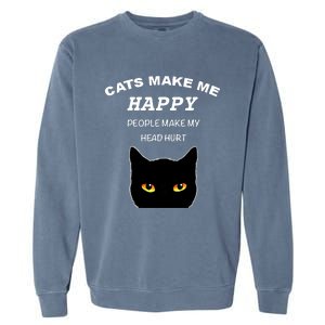 Cat Shirts For Men/Women Funny Cat Shirts For Cat Dad/Mom Garment-Dyed Sweatshirt