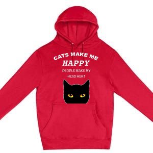 Cat Shirts For Men/Women Funny Cat Shirts For Cat Dad/Mom Premium Pullover Hoodie