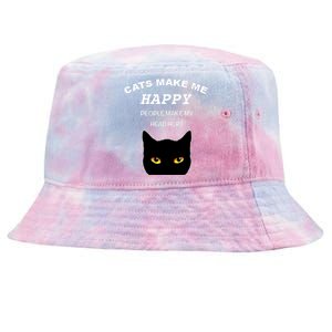 Cat Shirts For Men/Women Funny Cat Shirts For Cat Dad/Mom Tie-Dyed Bucket Hat