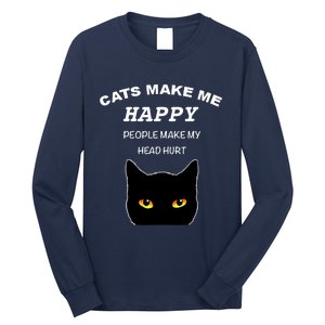 Cat Shirts For Men/Women Funny Cat Shirts For Cat Dad/Mom Long Sleeve Shirt