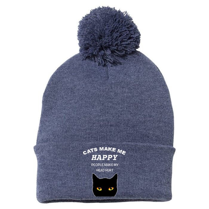 Cat Shirts For Men/Women Funny Cat Shirts For Cat Dad/Mom Pom Pom 12in Knit Beanie