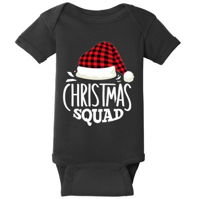 Christmas Squad Family Group Matching Christmas Pajama Party Baby Bodysuit