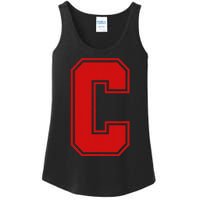 C School Fan Sports Teachers Students Ladies Essential Tank