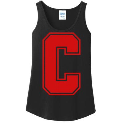 C School Fan Sports Teachers Students Ladies Essential Tank