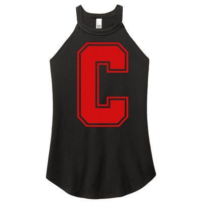 C School Fan Sports Teachers Students Women's Perfect Tri Rocker Tank