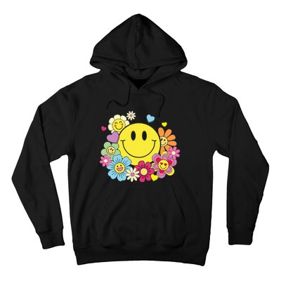 Cute Smile Face Flower Happy Face Flowers Heart Hoodie