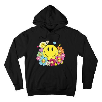 Cute Smile Face Flower Happy Face Flowers Heart Tall Hoodie