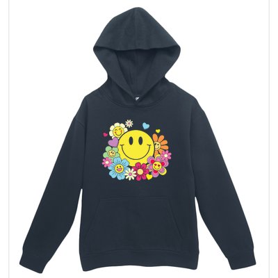 Cute Smile Face Flower Happy Face Flowers Heart Urban Pullover Hoodie