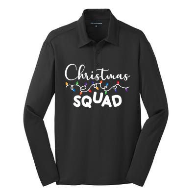 Christmas Squad Festive Cute Gift Silk Touch Performance Long Sleeve Polo