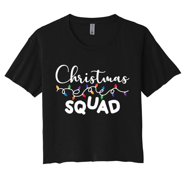 Christmas Squad Festive Cute Gift Crop Top